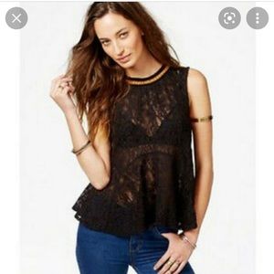 Free People lace top